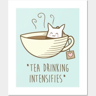 *Tea Drinking Intensifies* Posters and Art